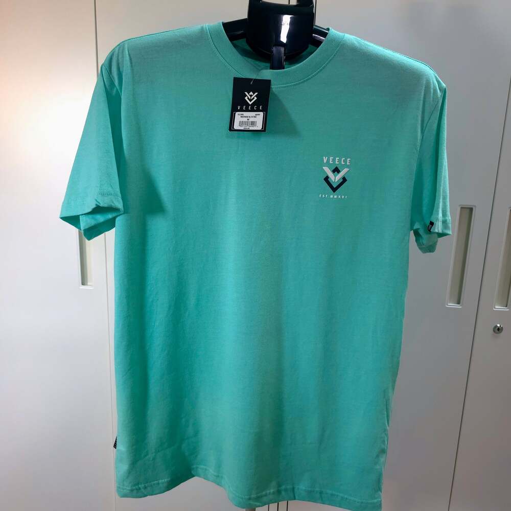 Veece Method Short Sleeve T-Shirt Graphic Tee in Teal